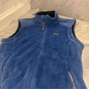 Patagonia Kids Fleece Vest in Blue